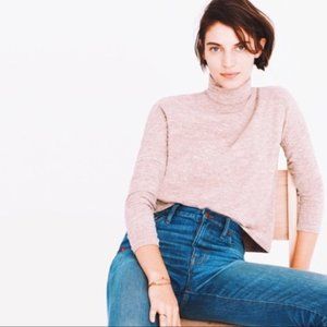 *FINAL*  MADEWELL - NWOT Boxy Turtleneck - Blush